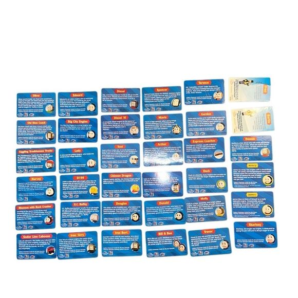 Lot of 36 Thomas The Tank Engine & Friends Train Collector Character Cards Rare - Picture 4 of 15